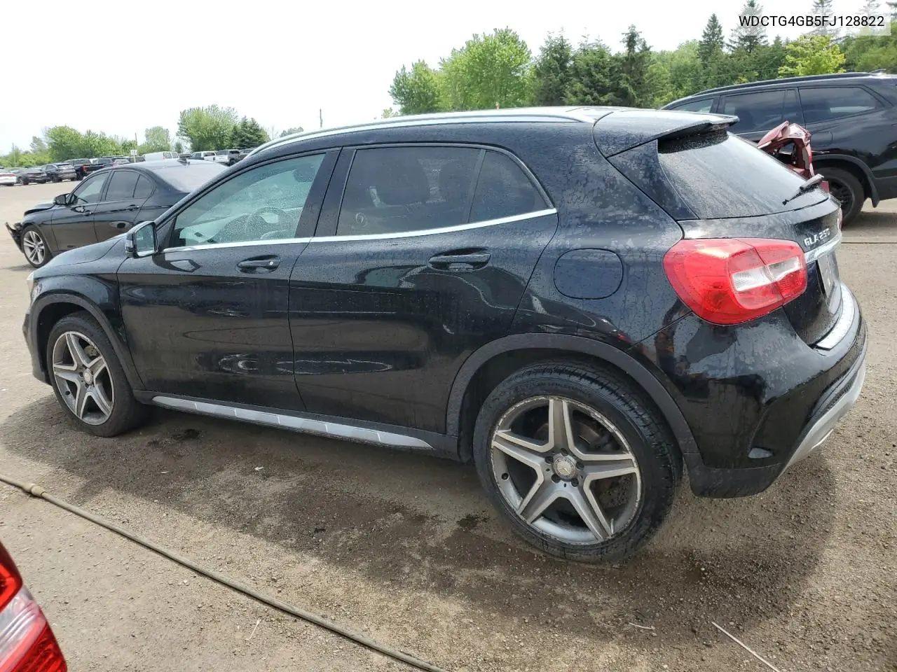 2015 Mercedes-Benz Gla 250 4Matic VIN: WDCTG4GB5FJ128822 Lot: 62457735