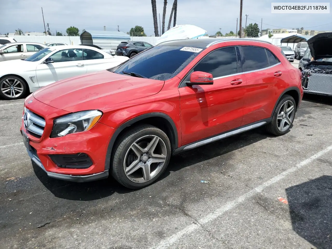 2015 Mercedes-Benz Gla 250 VIN: WDCTG4EB2FJ118784 Lot: 65575955