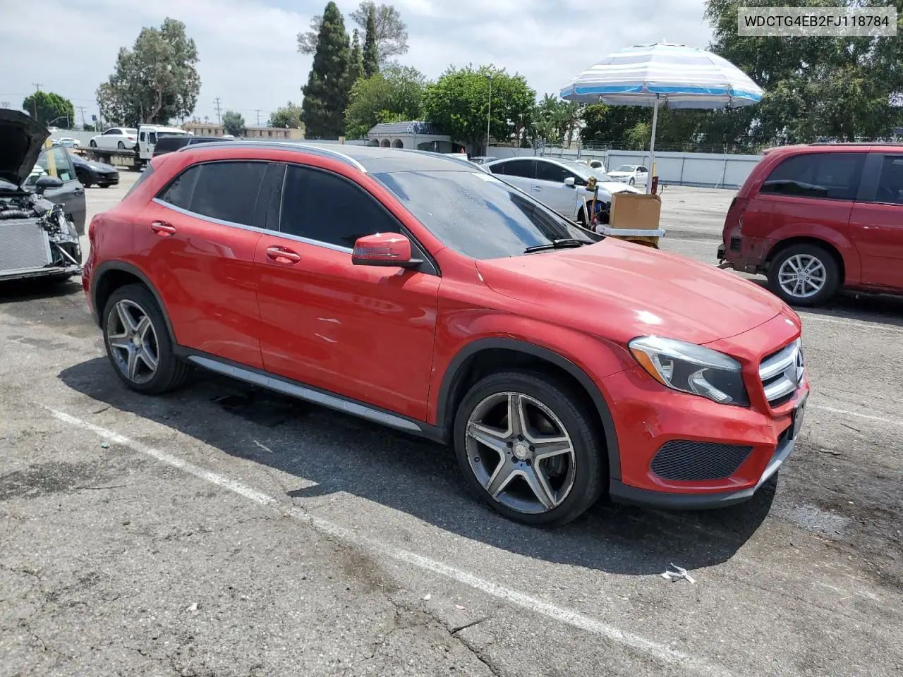 2015 Mercedes-Benz Gla 250 VIN: WDCTG4EB2FJ118784 Lot: 65575955