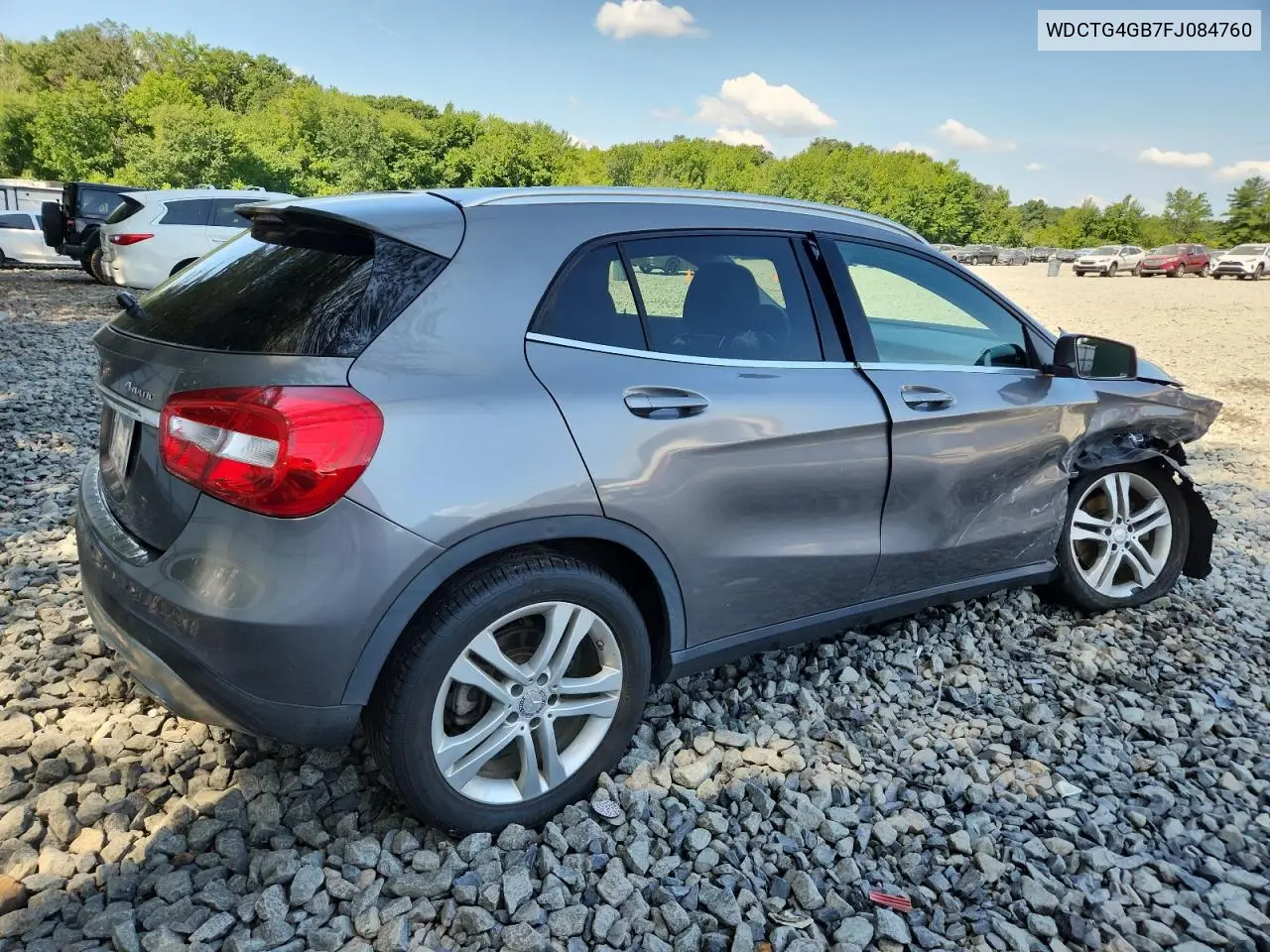 2015 Mercedes-Benz Gla 250 4Matic VIN: WDCTG4GB7FJ084760 Lot: 65857825