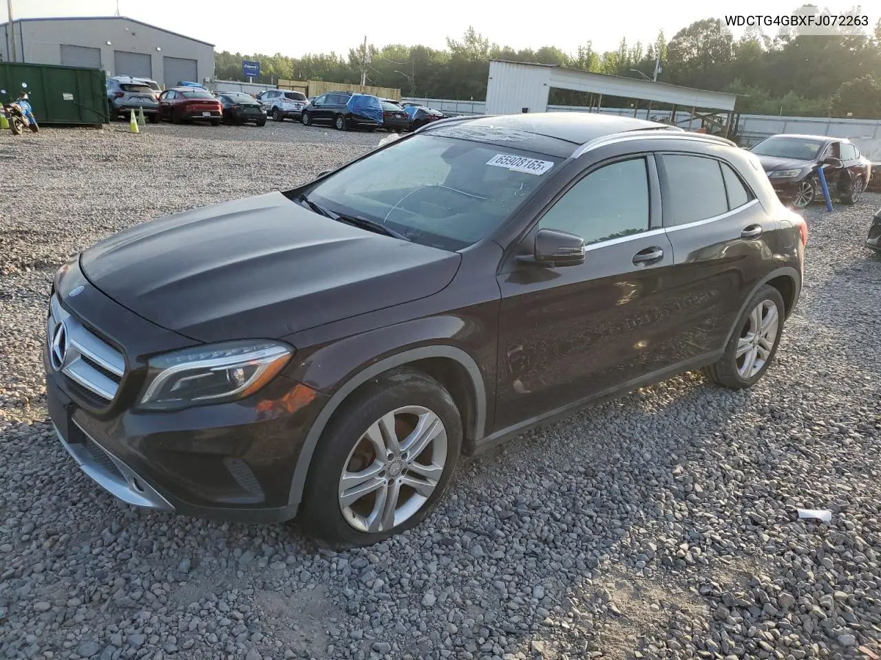 2015 Mercedes-Benz Gla 250 4Matic VIN: WDCTG4GBXFJ072263 Lot: 65908165