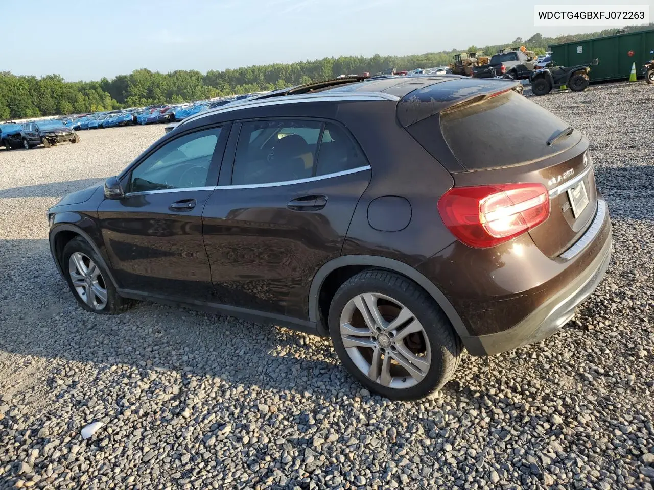 2015 Mercedes-Benz Gla 250 4Matic VIN: WDCTG4GBXFJ072263 Lot: 65908165