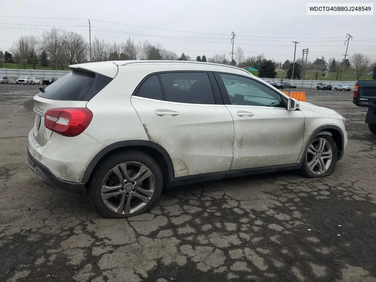 2016 Mercedes-Benz Gla 250 4Matic VIN: WDCTG4GB8GJ248549 Lot: 48775855