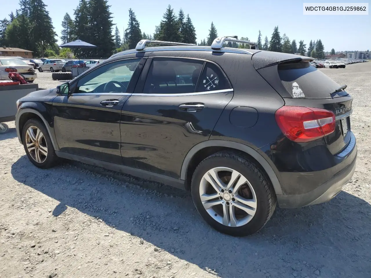 2016 Mercedes-Benz Gla 250 4Matic VIN: WDCTG4GB1GJ259862 Lot: 65236315