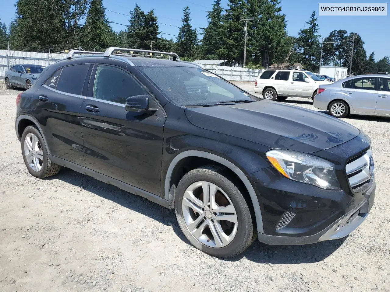 2016 Mercedes-Benz Gla 250 4Matic VIN: WDCTG4GB1GJ259862 Lot: 65236315