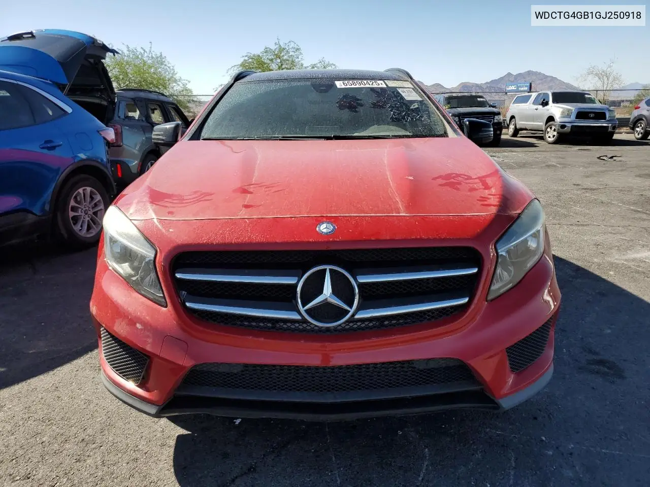 2016 Mercedes-Benz Gla 250 4Matic VIN: WDCTG4GB1GJ250918 Lot: 65890425