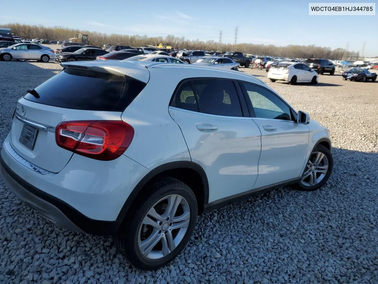 2017 Mercedes-Benz Gla 250 VIN: WDCTG4EB1HJ344785 Lot: 49748215