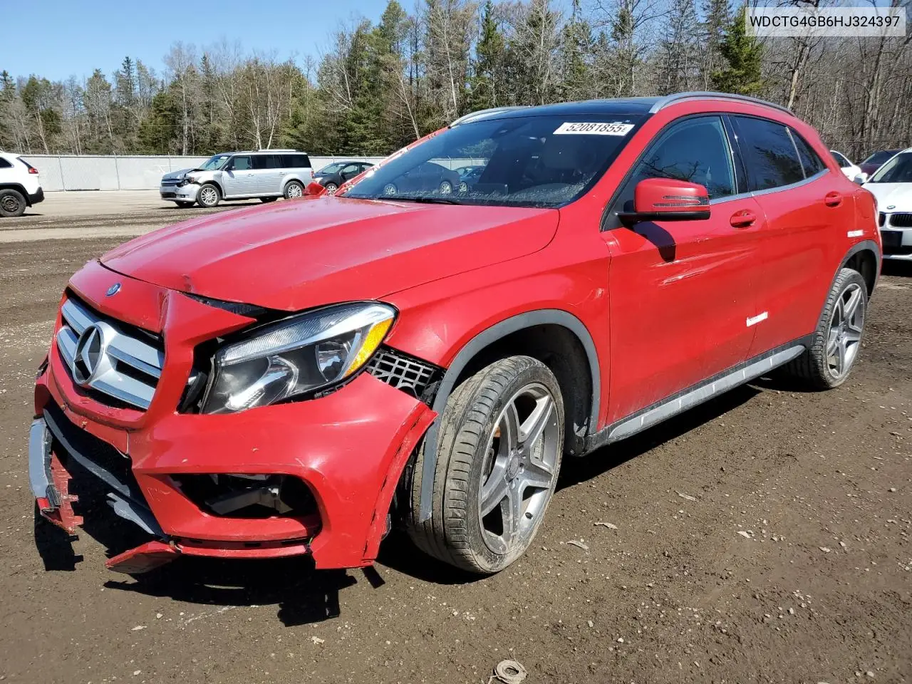 2017 Mercedes-Benz Gla 250 4Matic VIN: WDCTG4GB6HJ324397 Lot: 52081855