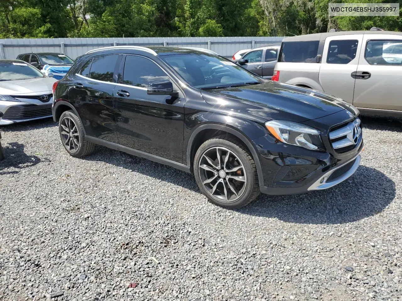 2017 Mercedes-Benz Gla 250 VIN: WDCTG4EB5HJ355997 Lot: 52216825