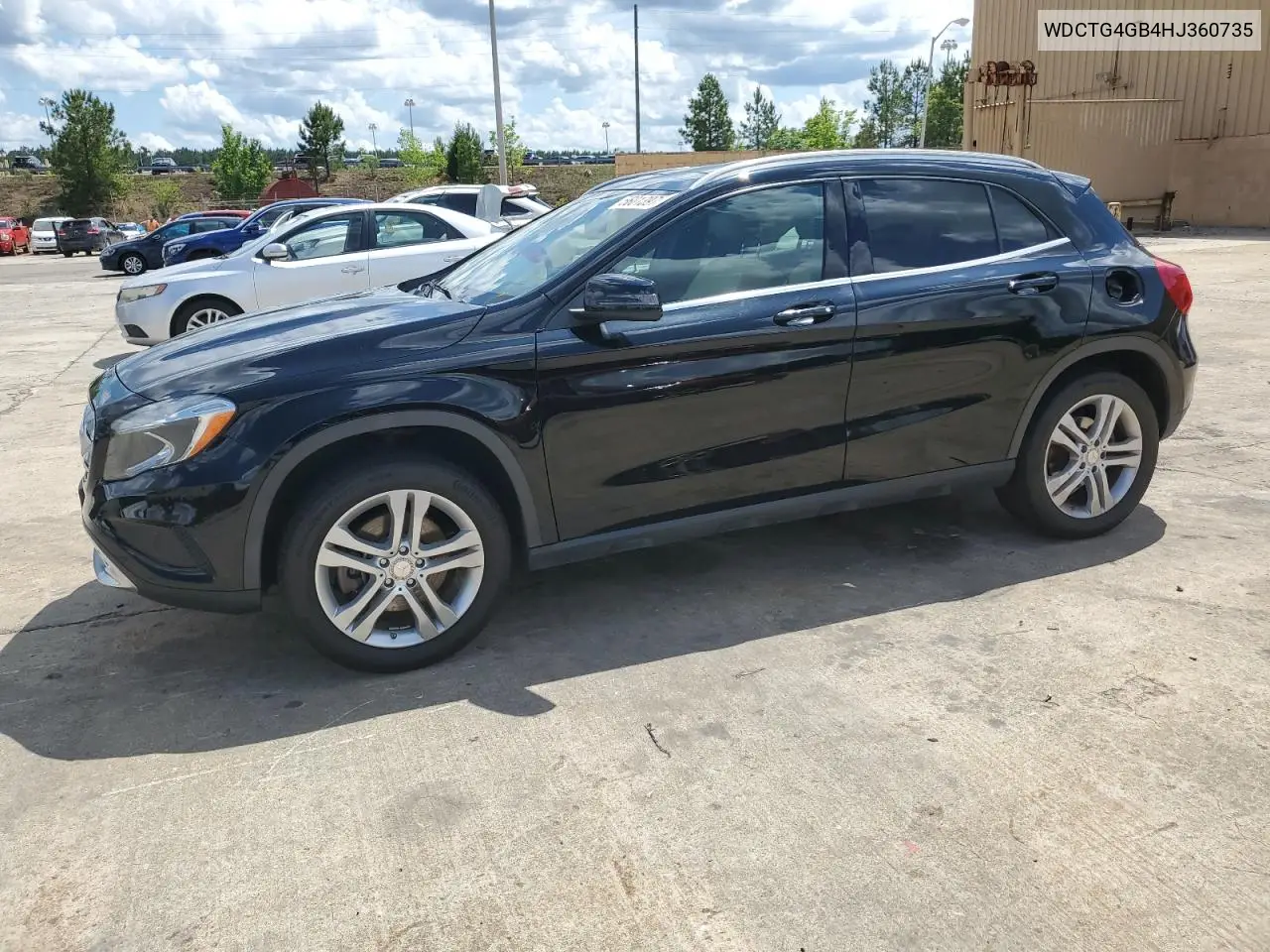 2017 Mercedes-Benz Gla 250 4Matic VIN: WDCTG4GB4HJ360735 Lot: 56013975
