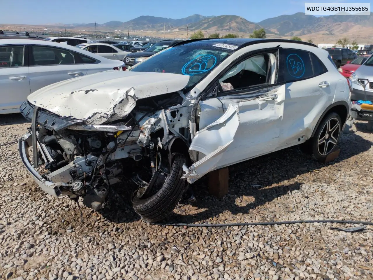 2017 Mercedes-Benz Gla 250 4Matic VIN: WDCTG4GB1HJ355685 Lot: 62014345