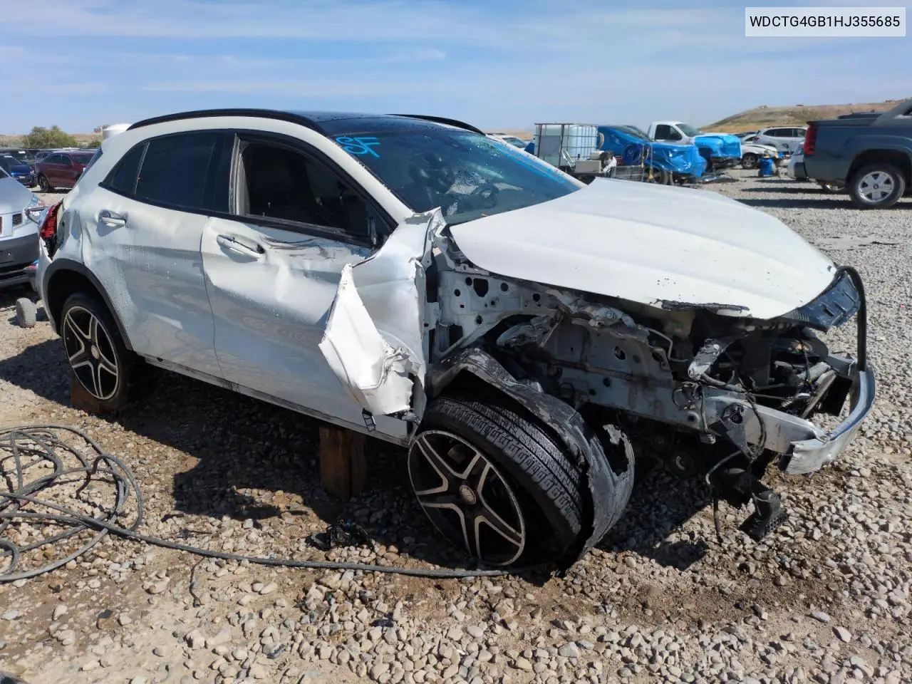 2017 Mercedes-Benz Gla 250 4Matic VIN: WDCTG4GB1HJ355685 Lot: 62014345