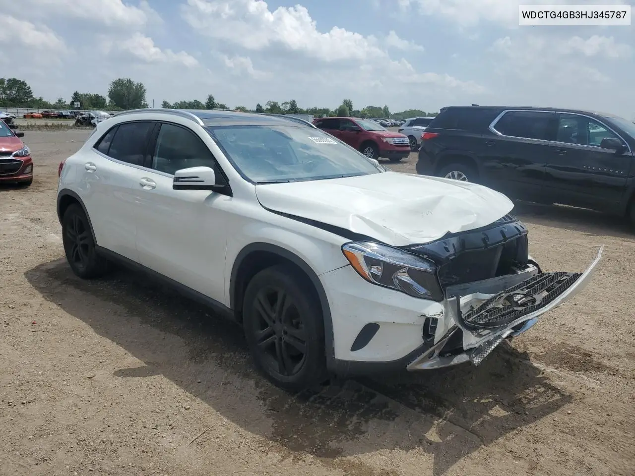 2017 Mercedes-Benz Gla 250 4Matic VIN: WDCTG4GB3HJ345787 Lot: 65599985