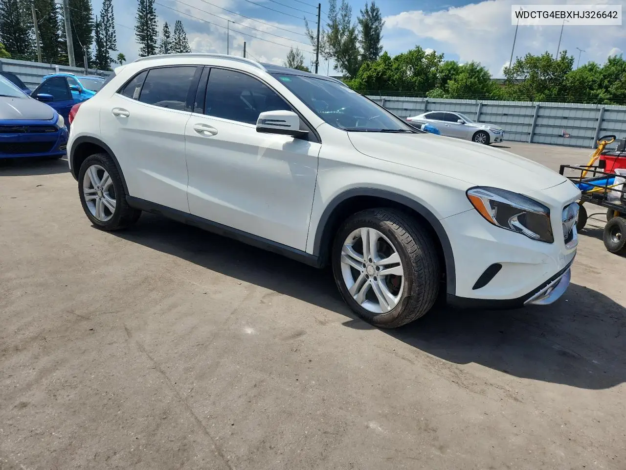 2017 Mercedes-Benz Gla 250 VIN: WDCTG4EBXHJ326642 Lot: 65751815