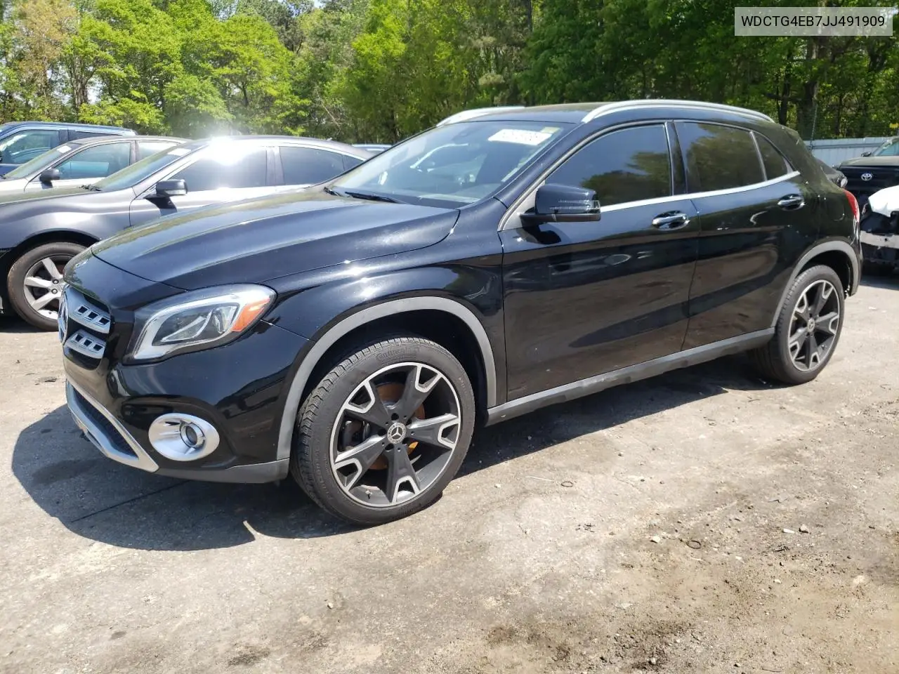 2018 Mercedes-Benz Gla 250 VIN: WDCTG4EB7JJ491909 Lot: 52613735