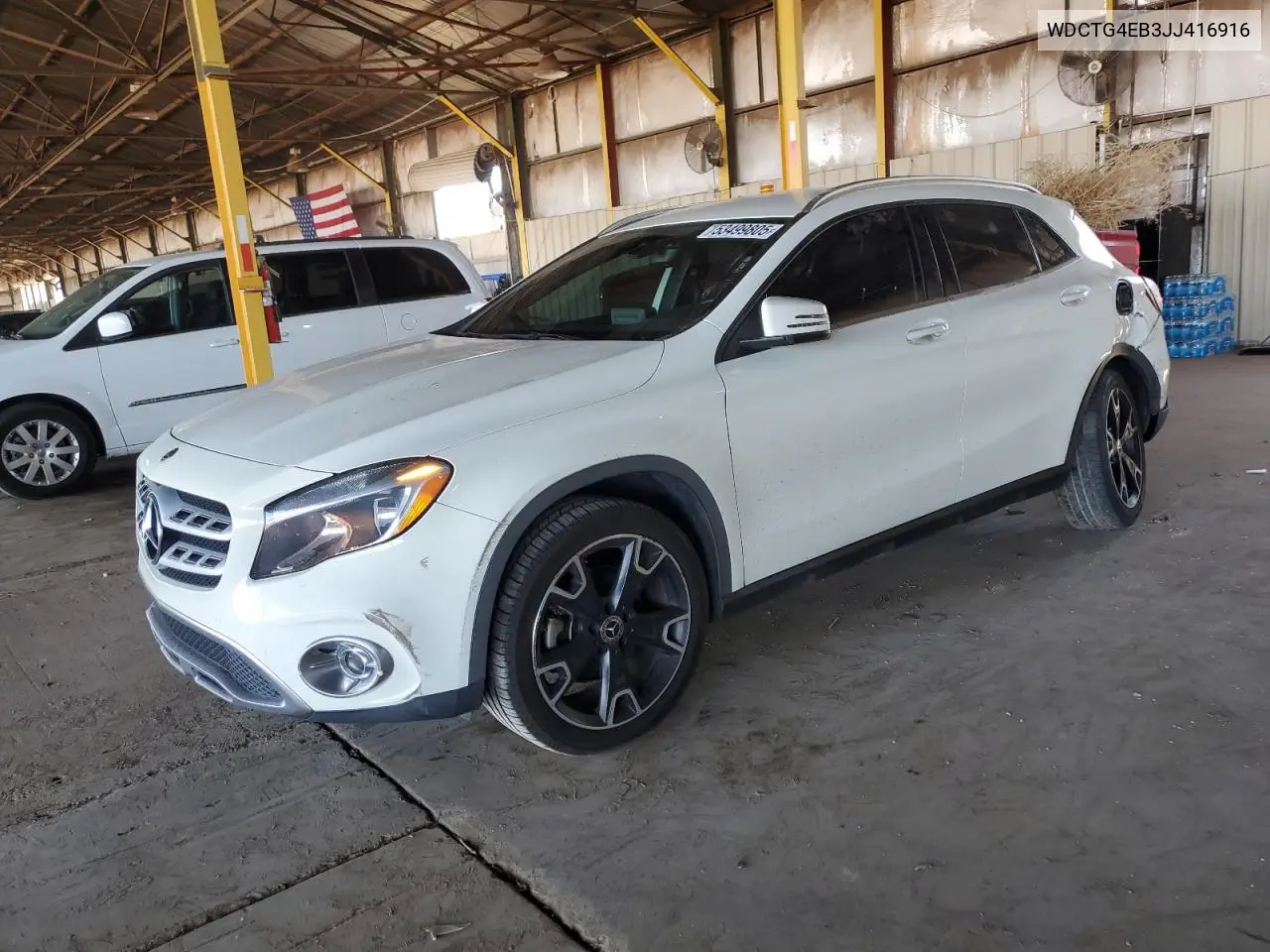 2018 Mercedes-Benz Gla 250 VIN: WDCTG4EB3JJ416916 Lot: 53499805