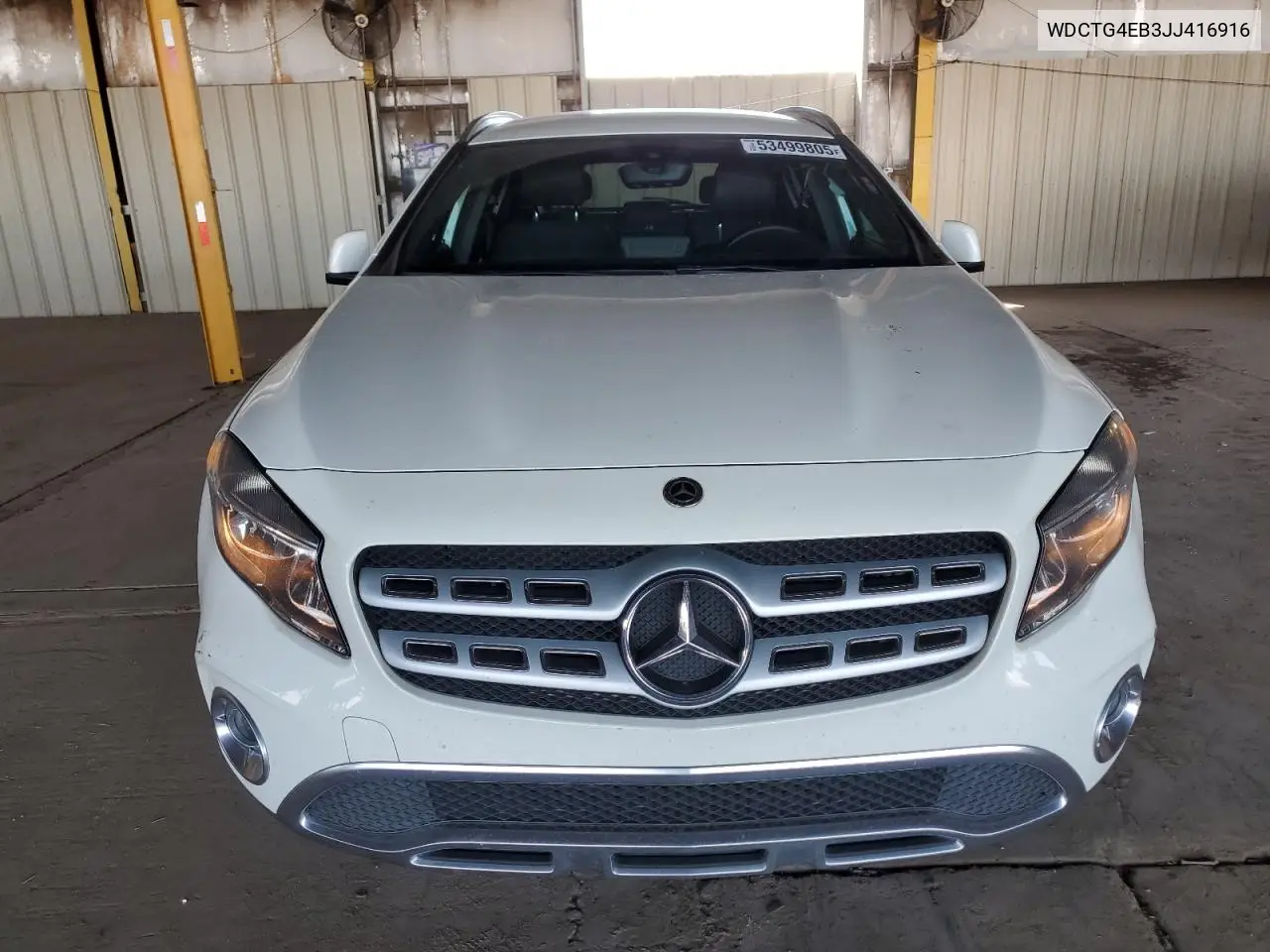 2018 Mercedes-Benz Gla 250 VIN: WDCTG4EB3JJ416916 Lot: 53499805