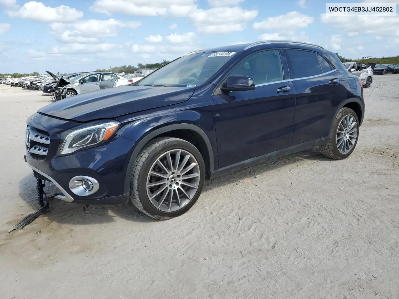 2018 Mercedes-Benz Gla 250 VIN: WDCTG4EB3JJ452802 Lot: 55214105