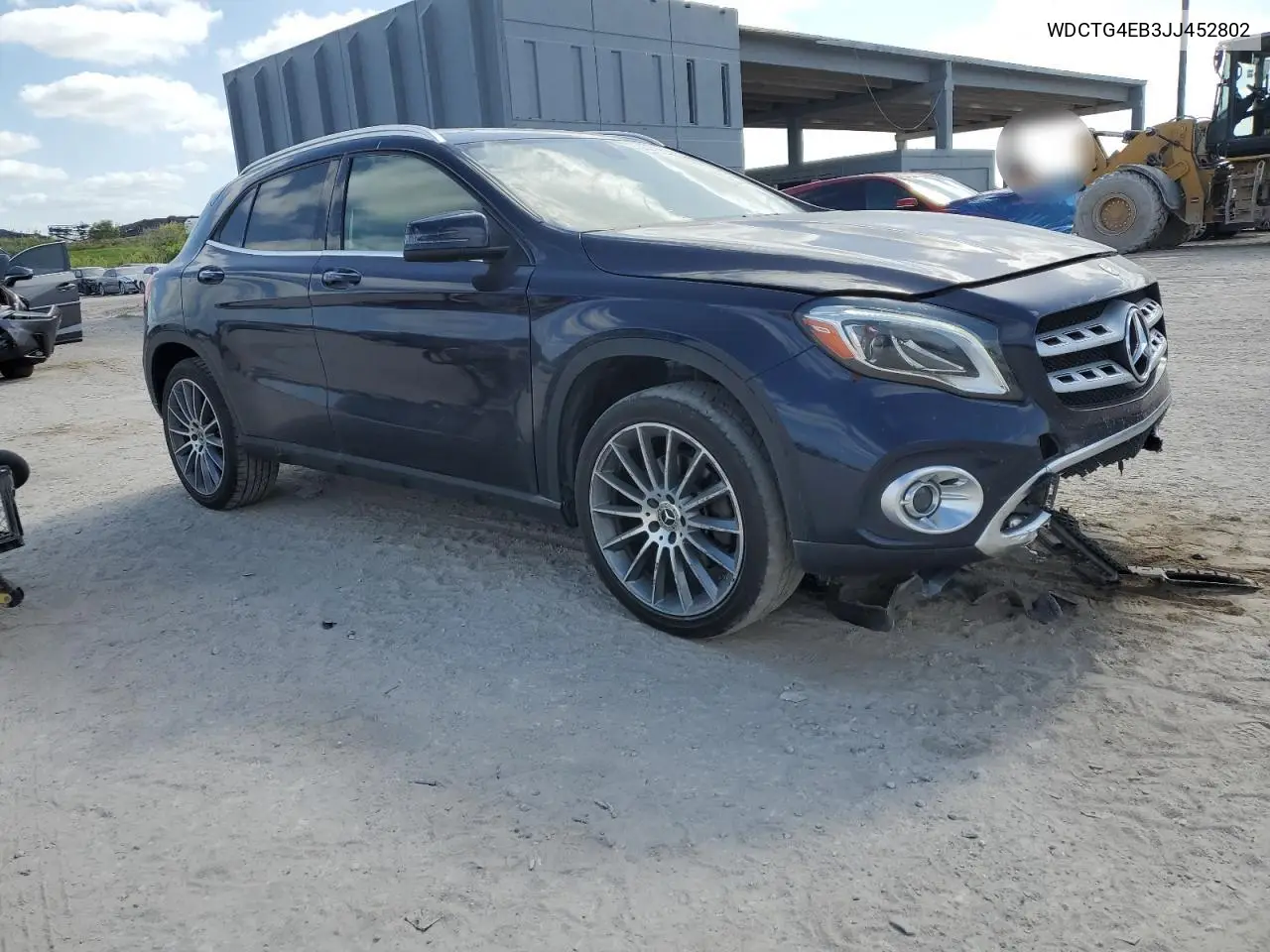 2018 Mercedes-Benz Gla 250 VIN: WDCTG4EB3JJ452802 Lot: 55214105
