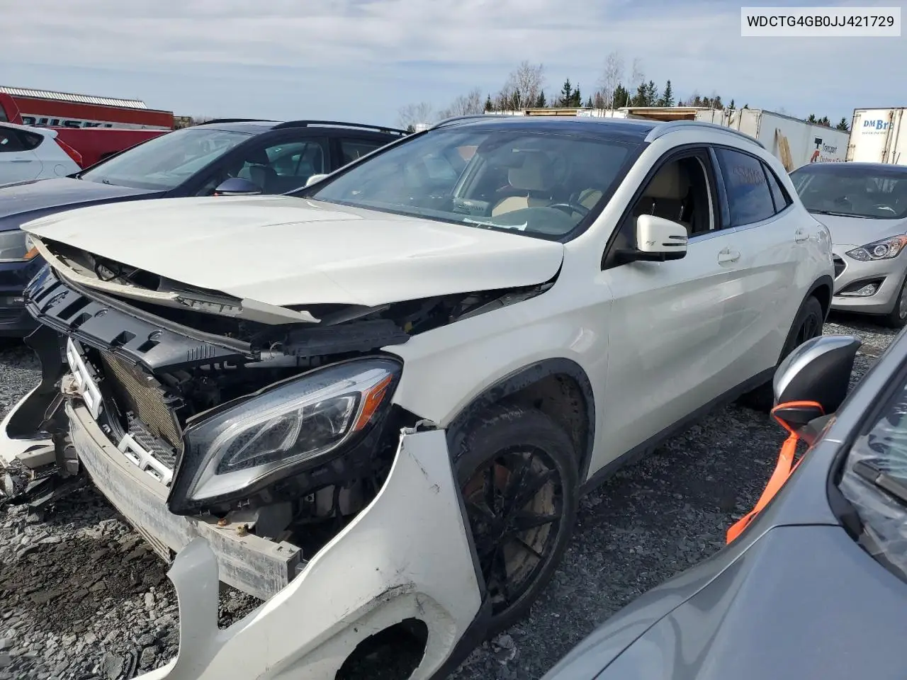 2018 Mercedes-Benz Gla 250 4Matic VIN: WDCTG4GB0JJ421729 Lot: 55604355
