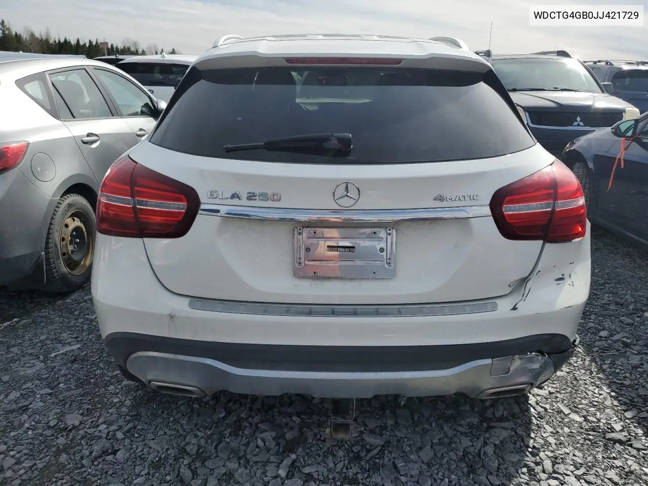 2018 Mercedes-Benz Gla 250 4Matic VIN: WDCTG4GB0JJ421729 Lot: 55604355