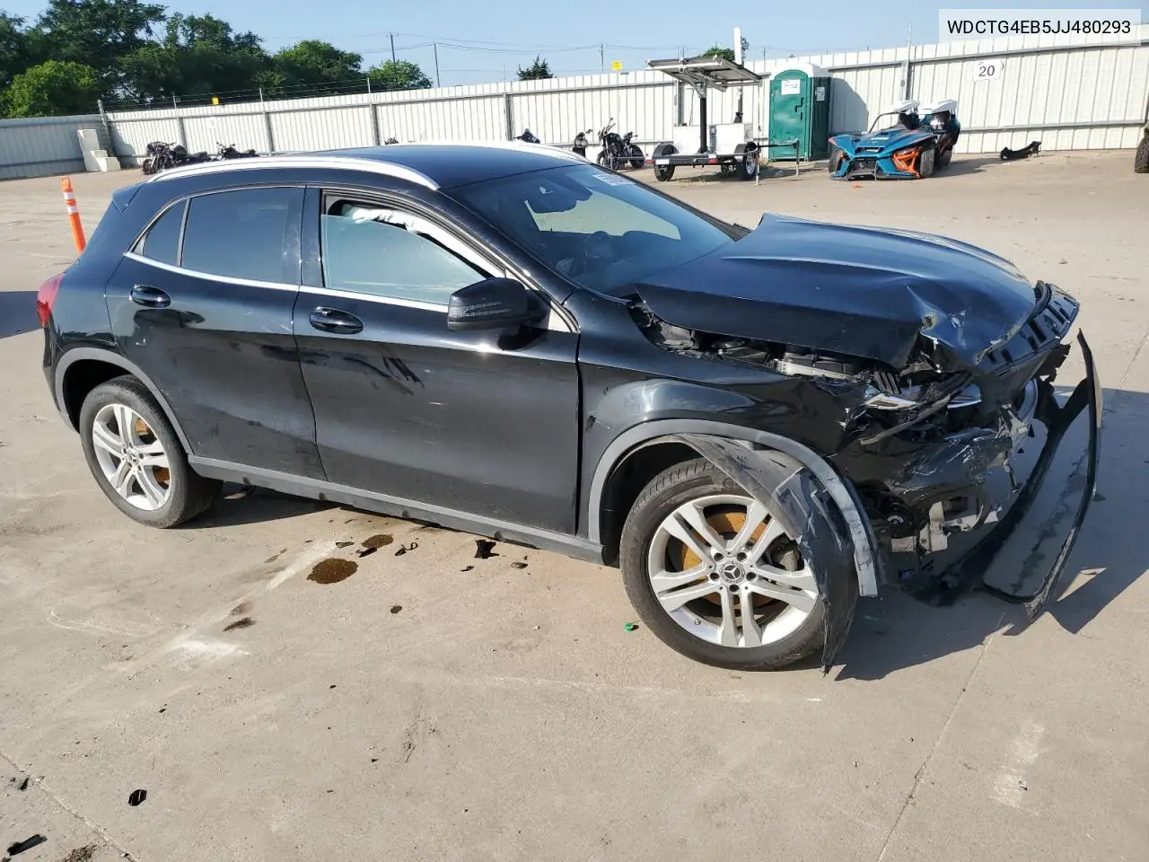 2018 Mercedes-Benz Gla 250 VIN: WDCTG4EB5JJ480293 Lot: 55606885