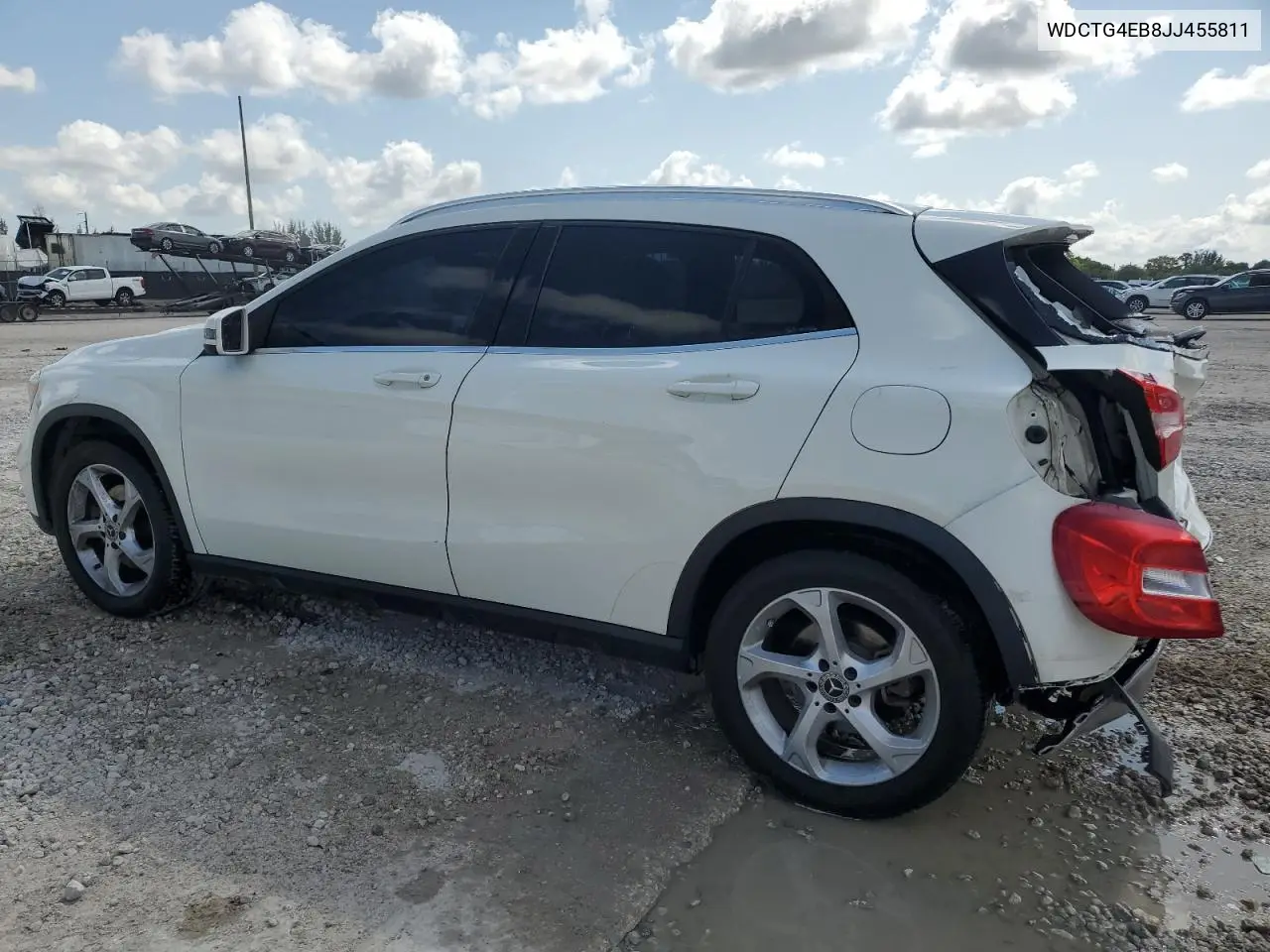 2018 Mercedes-Benz Gla 250 VIN: WDCTG4EB8JJ455811 Lot: 55824885