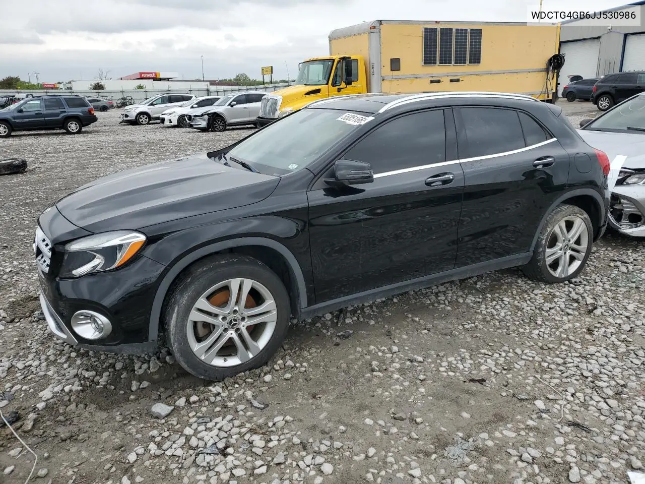 2018 Mercedes-Benz Gla 250 4Matic VIN: WDCTG4GB6JJ530986 Lot: 55851665