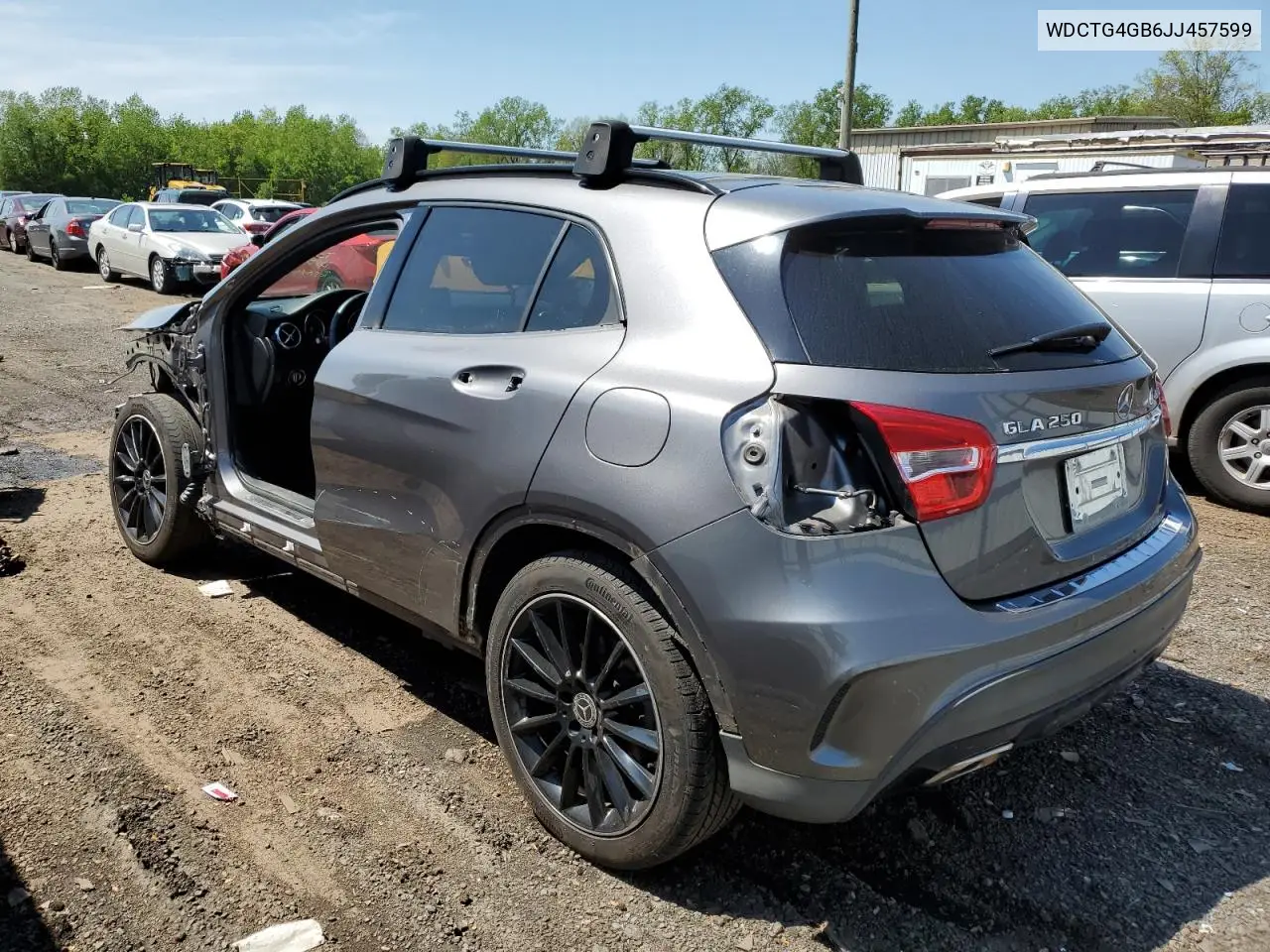 2018 Mercedes-Benz Gla 250 4Matic VIN: WDCTG4GB6JJ457599 Lot: 56019255