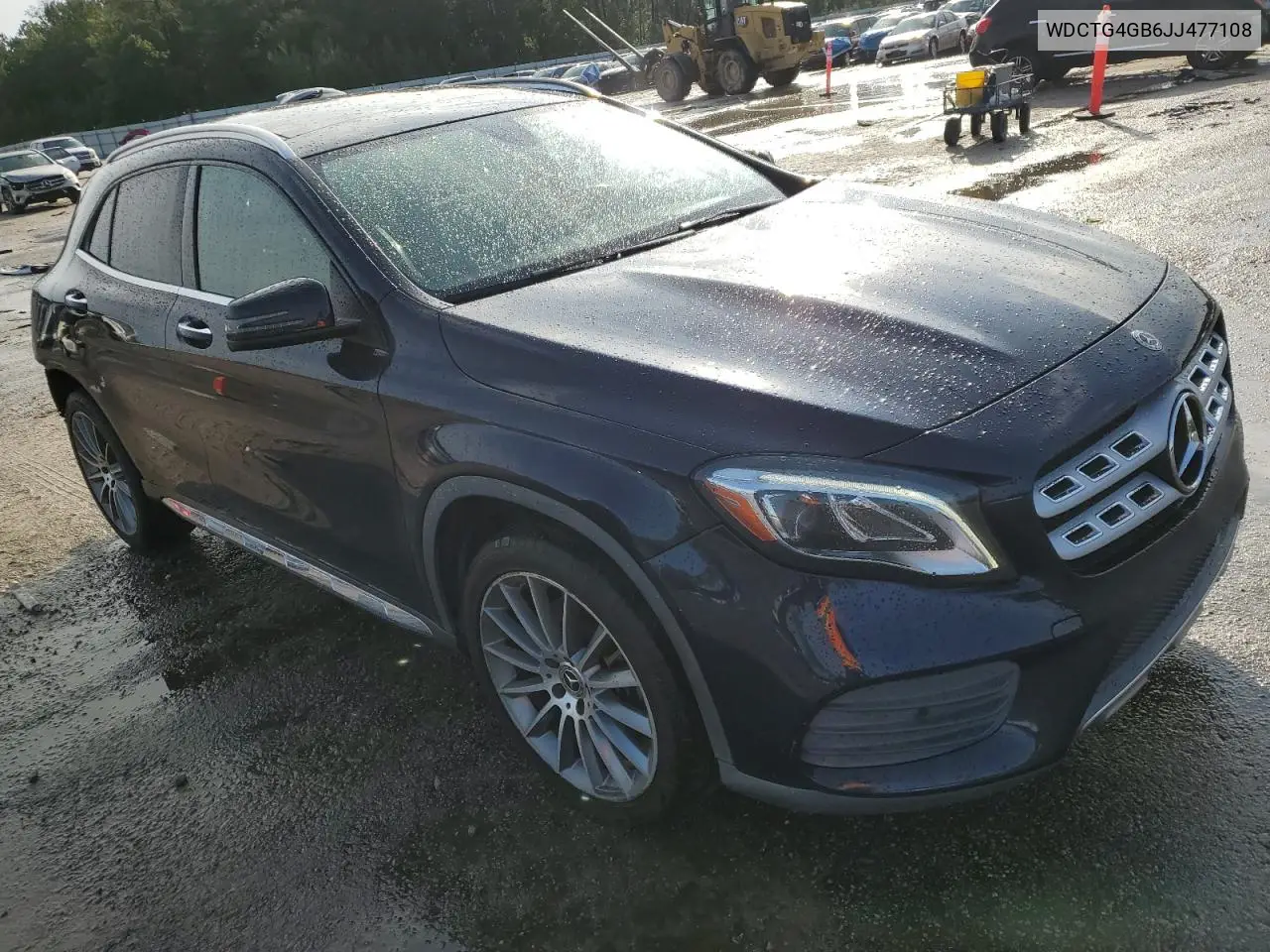 2018 Mercedes-Benz Gla 250 4Matic VIN: WDCTG4GB6JJ477108 Lot: 56106465
