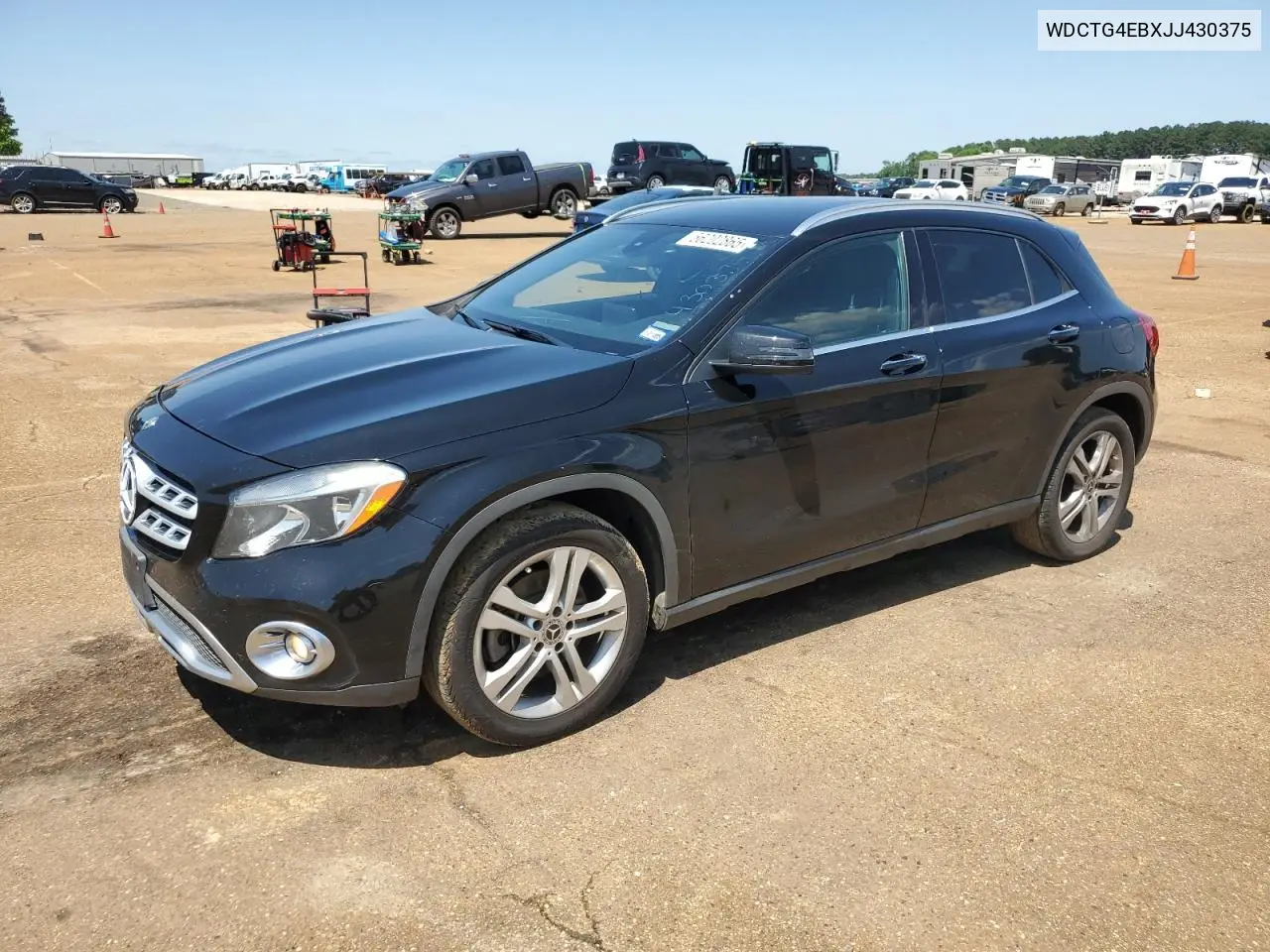2018 Mercedes-Benz Gla 250 VIN: WDCTG4EBXJJ430375 Lot: 56202865