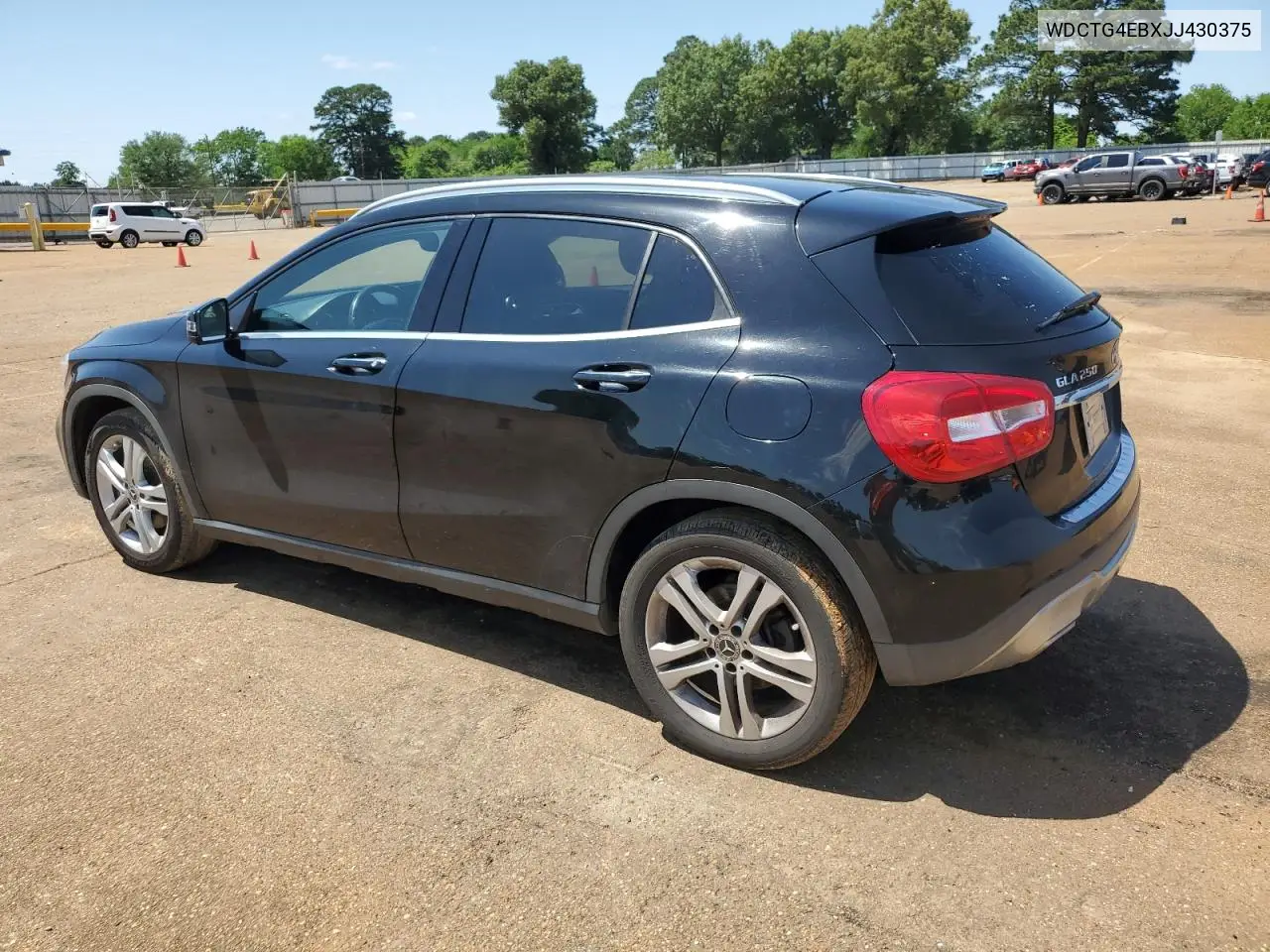 2018 Mercedes-Benz Gla 250 VIN: WDCTG4EBXJJ430375 Lot: 56202865