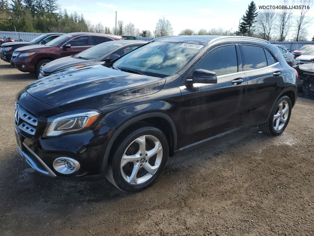 2018 Mercedes-Benz Gla 250 4Matic VIN: WDCTG4GB6JJ435716 Lot: 56256115