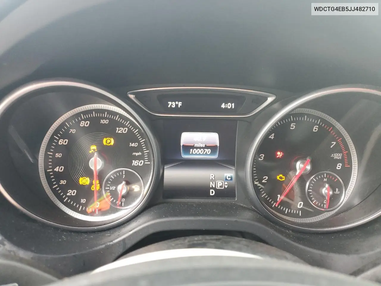 2018 Mercedes-Benz Gla 250 VIN: WDCTG4EB5JJ482710 Lot: 56654065