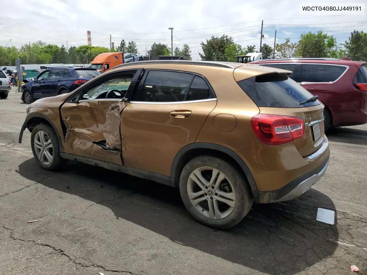 2018 Mercedes-Benz Gla 250 4Matic VIN: WDCTG4GB0JJ449191 Lot: 56944515