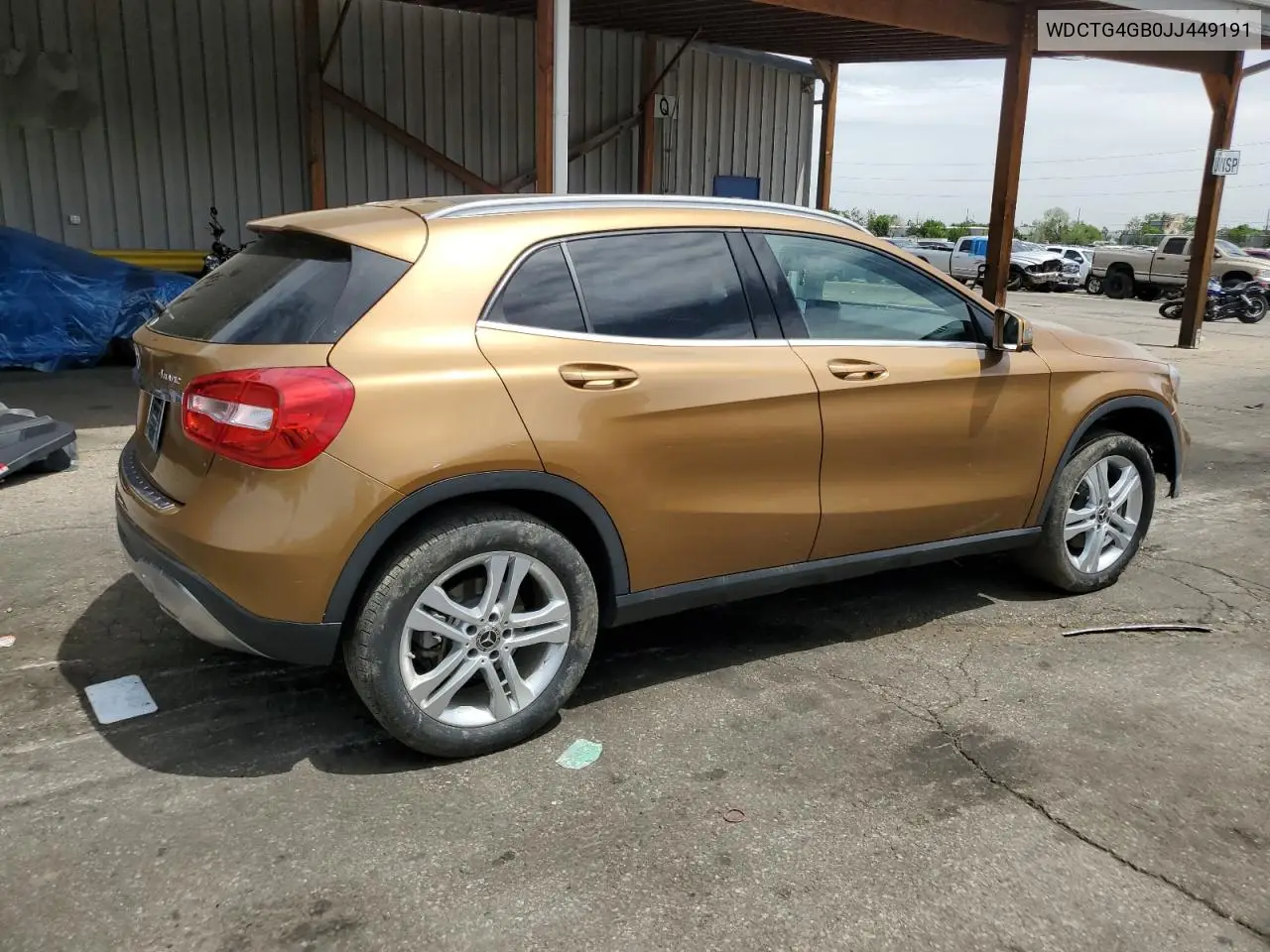 2018 Mercedes-Benz Gla 250 4Matic VIN: WDCTG4GB0JJ449191 Lot: 56944515