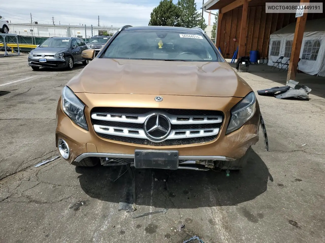 2018 Mercedes-Benz Gla 250 4Matic VIN: WDCTG4GB0JJ449191 Lot: 56944515