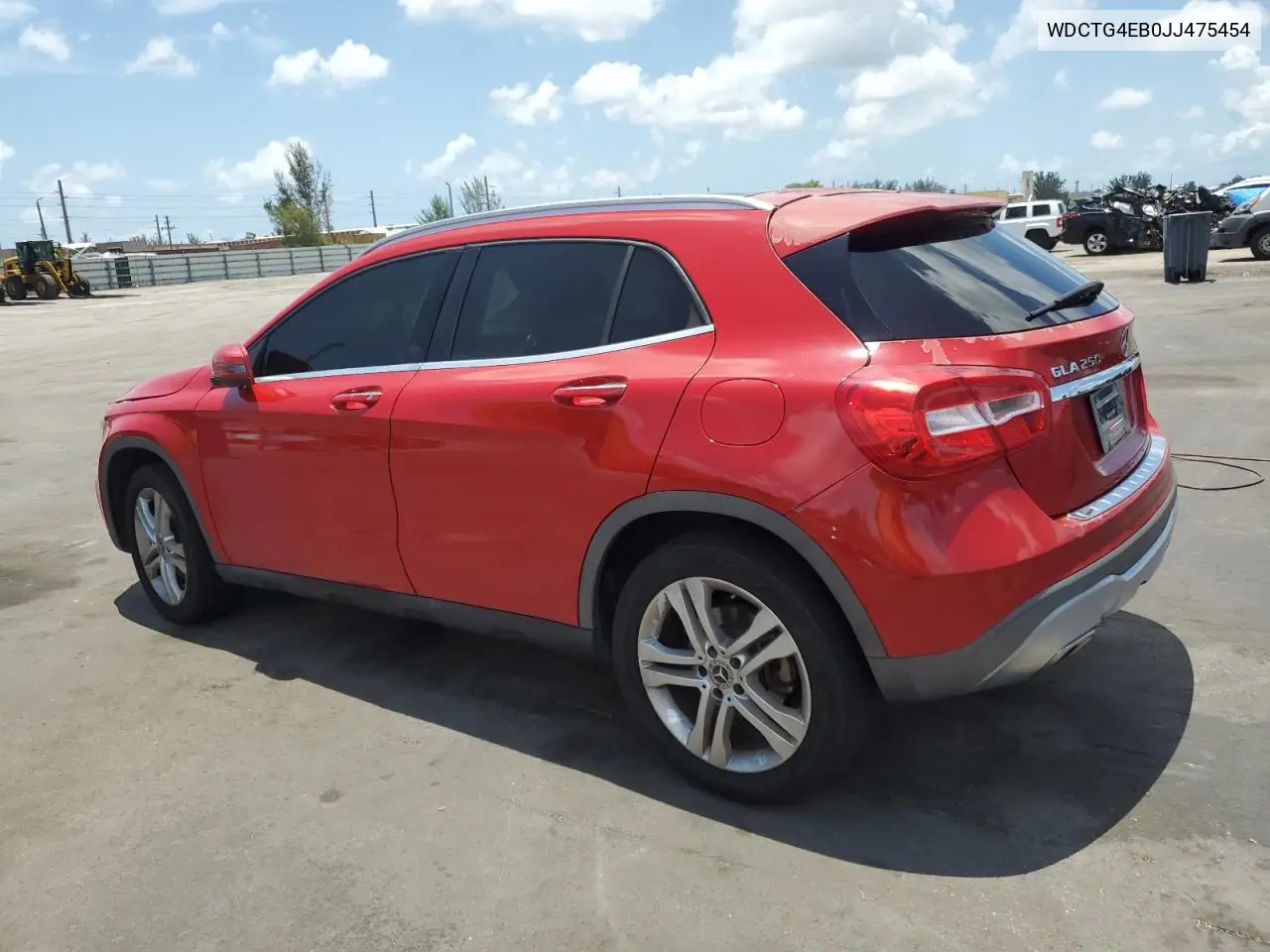 2018 Mercedes-Benz Gla 250 VIN: WDCTG4EB0JJ475454 Lot: 58535515