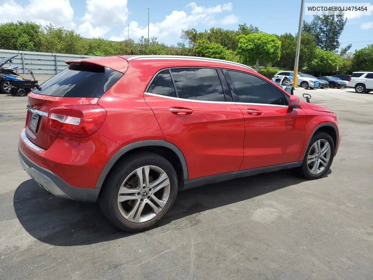 2018 Mercedes-Benz Gla 250 VIN: WDCTG4EB0JJ475454 Lot: 58535515