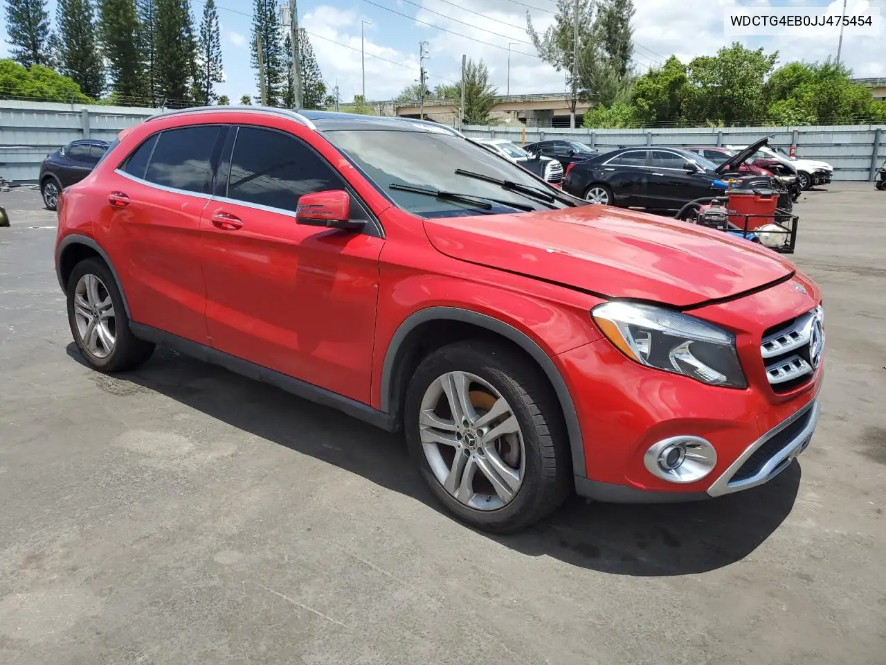2018 Mercedes-Benz Gla 250 VIN: WDCTG4EB0JJ475454 Lot: 58535515
