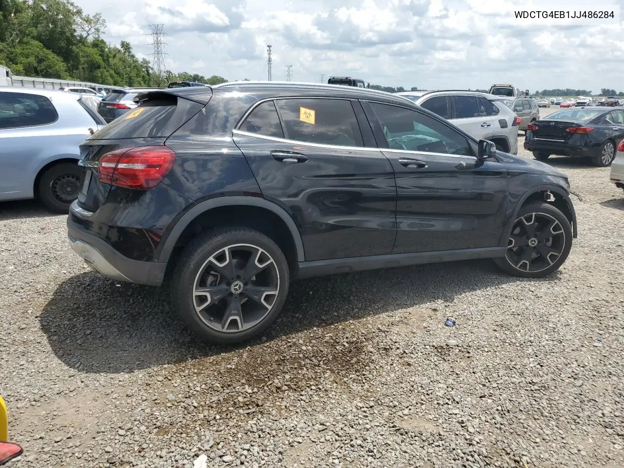 2018 Mercedes-Benz Gla 250 VIN: WDCTG4EB1JJ486284 Lot: 59072665