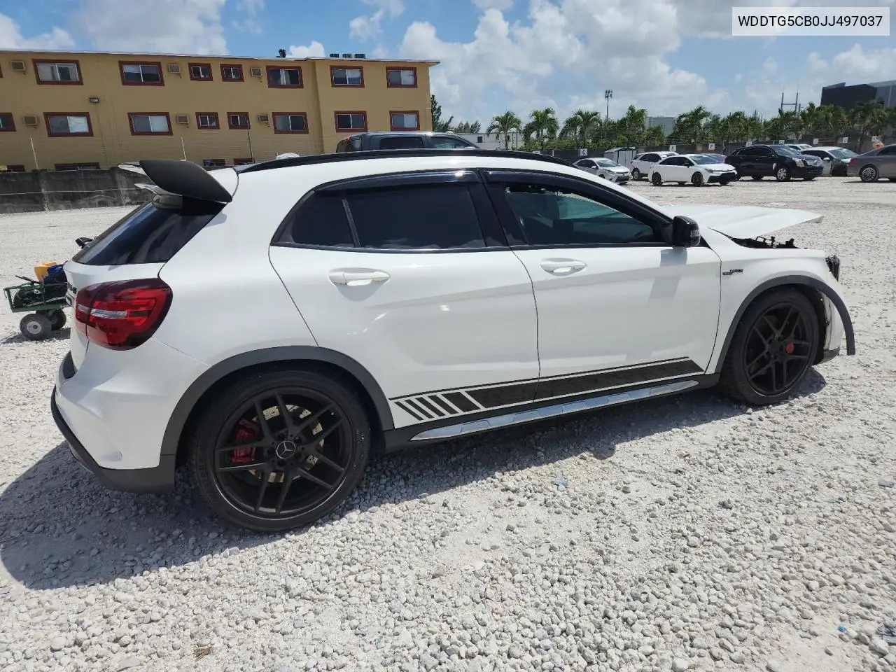 2018 Mercedes-Benz Gla 45 Amg VIN: WDDTG5CB0JJ497037 Lot: 60463705