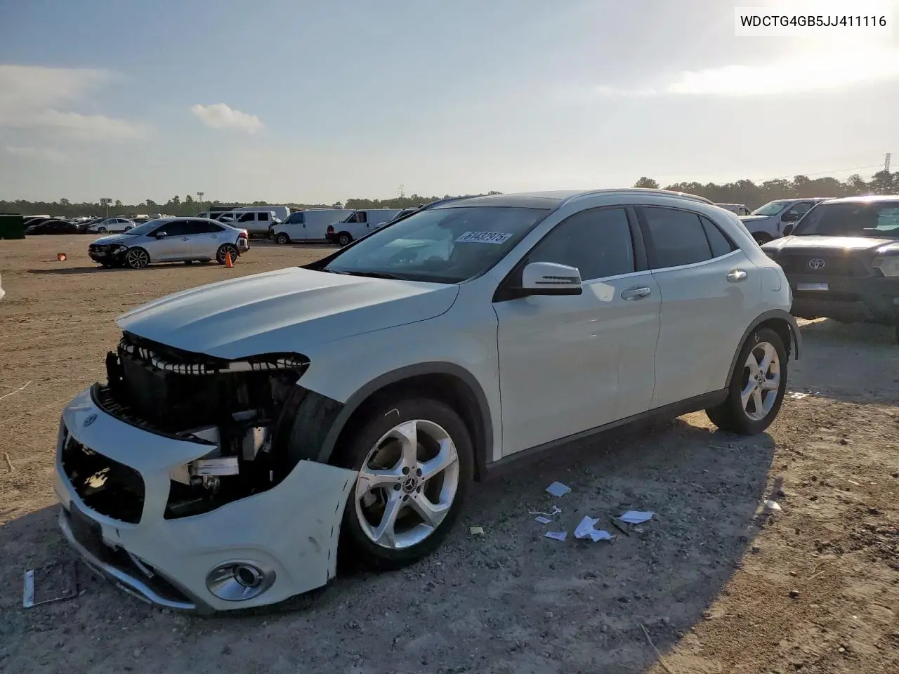 2018 Mercedes-Benz Gla 250 4Matic VIN: WDCTG4GB5JJ411116 Lot: 61432975