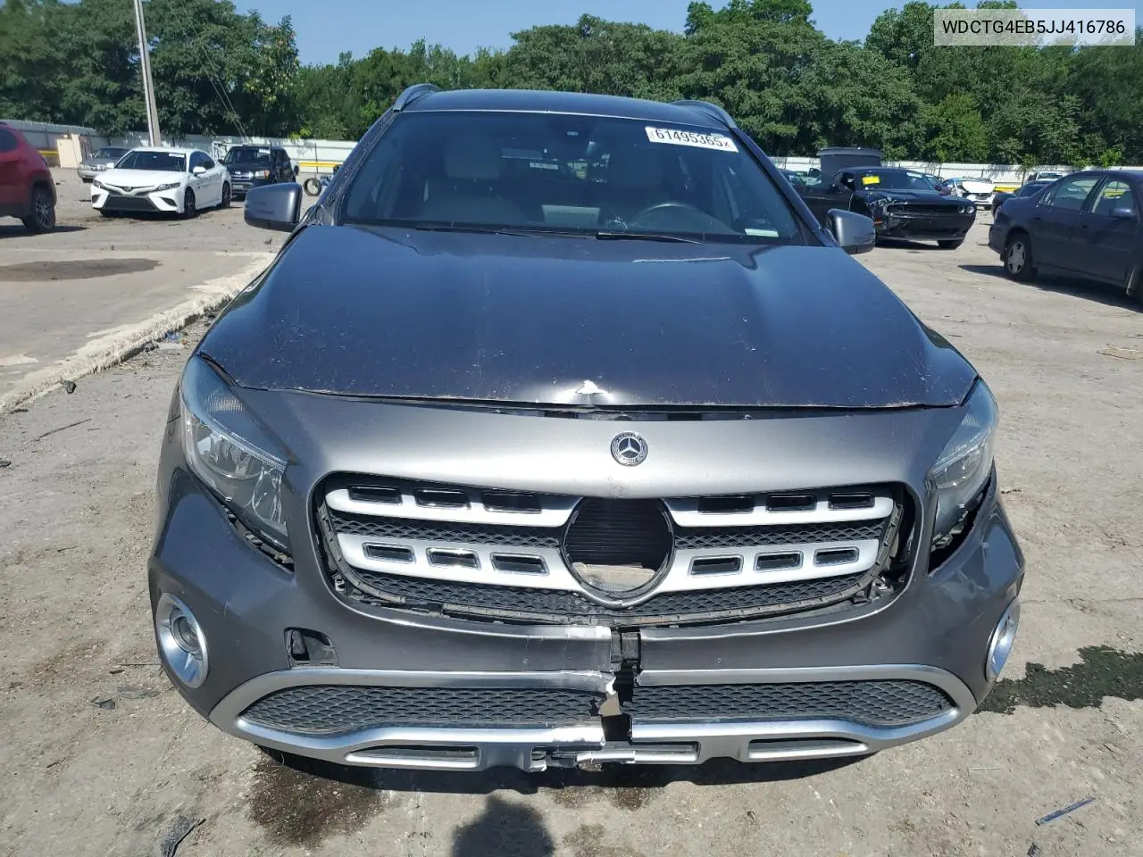 2018 Mercedes-Benz Gla 250 VIN: WDCTG4EB5JJ416786 Lot: 61495365