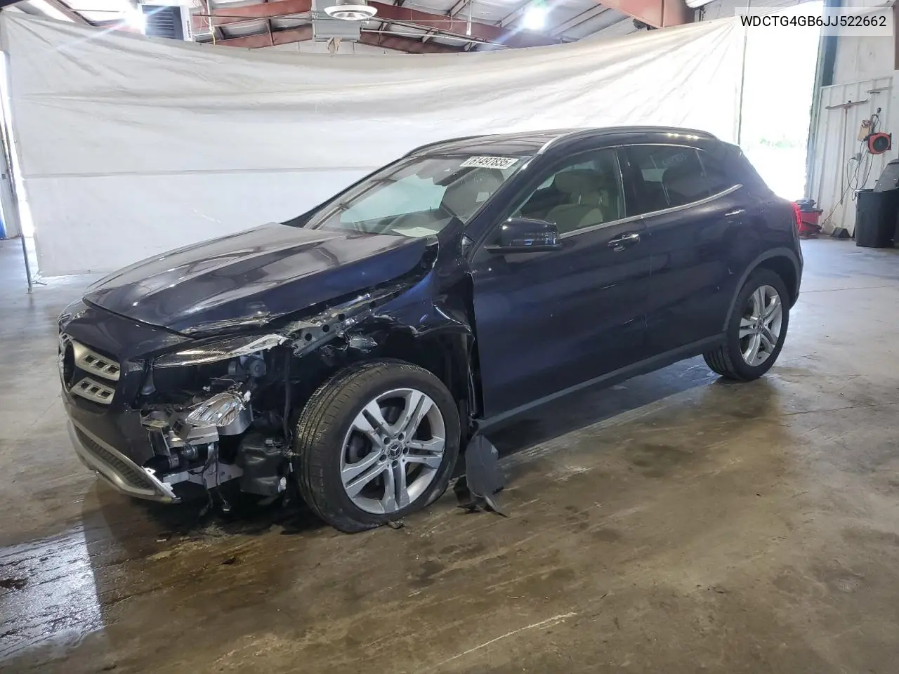 2018 Mercedes-Benz Gla 250 4Matic VIN: WDCTG4GB6JJ522662 Lot: 61497835