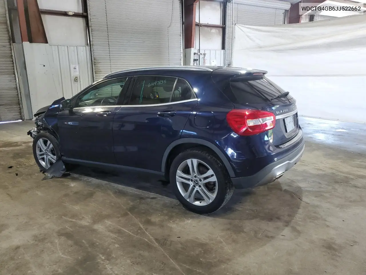 2018 Mercedes-Benz Gla 250 4Matic VIN: WDCTG4GB6JJ522662 Lot: 61497835