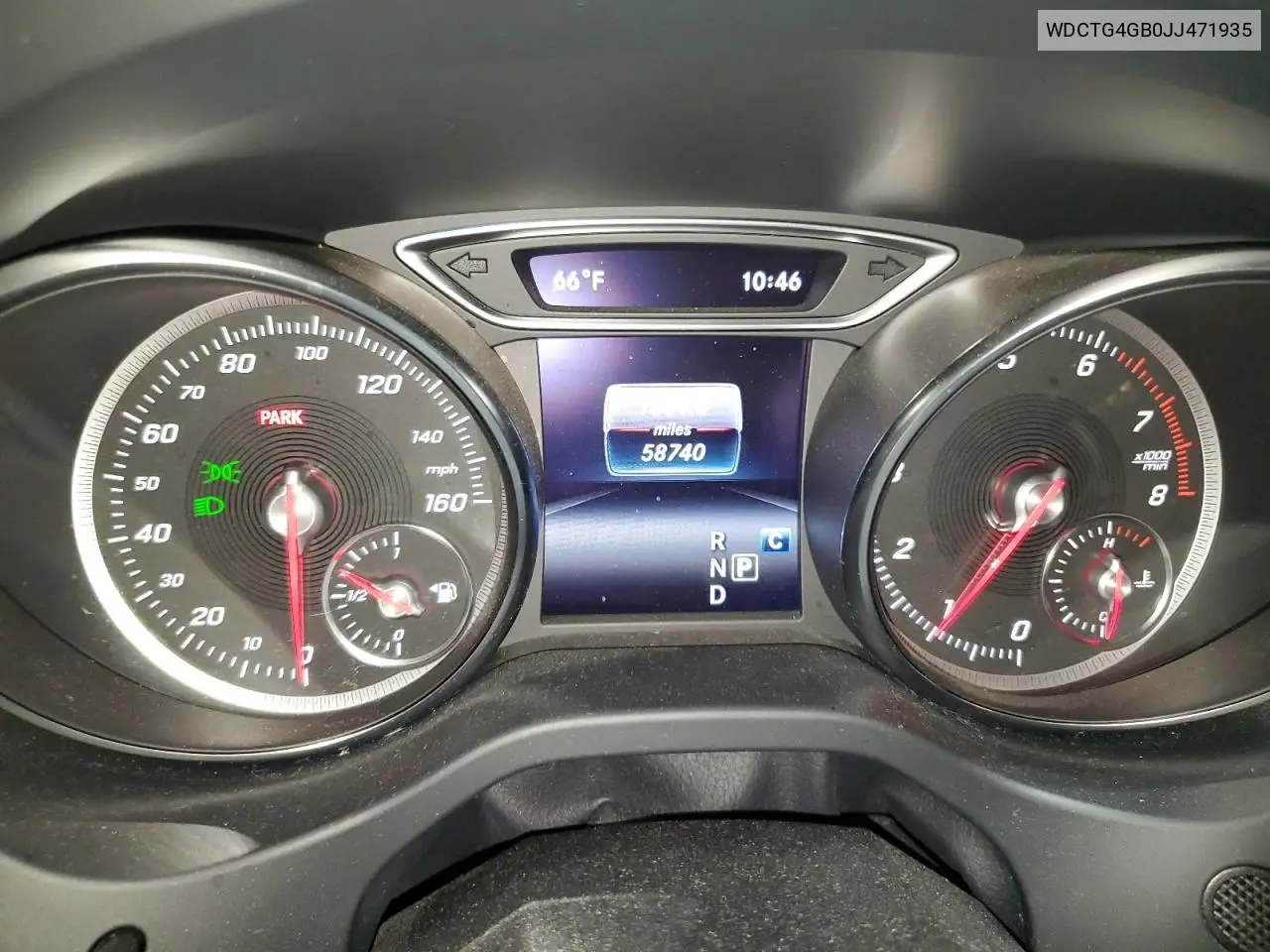 2018 Mercedes-Benz Gla 250 4Matic VIN: WDCTG4GB0JJ471935 Lot: 61651005