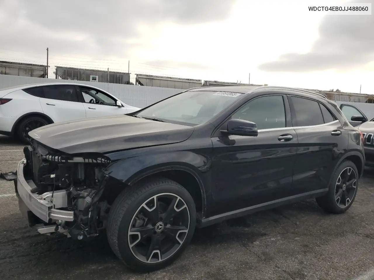 2018 Mercedes-Benz Gla 250 VIN: WDCTG4EB0JJ488060 Lot: 61664865