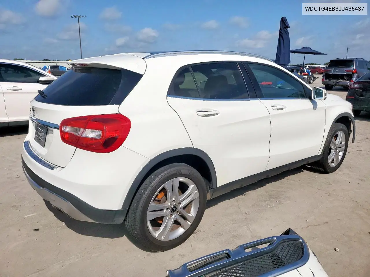 2018 Mercedes-Benz Gla 250 VIN: WDCTG4EB3JJ436437 Lot: 61791915