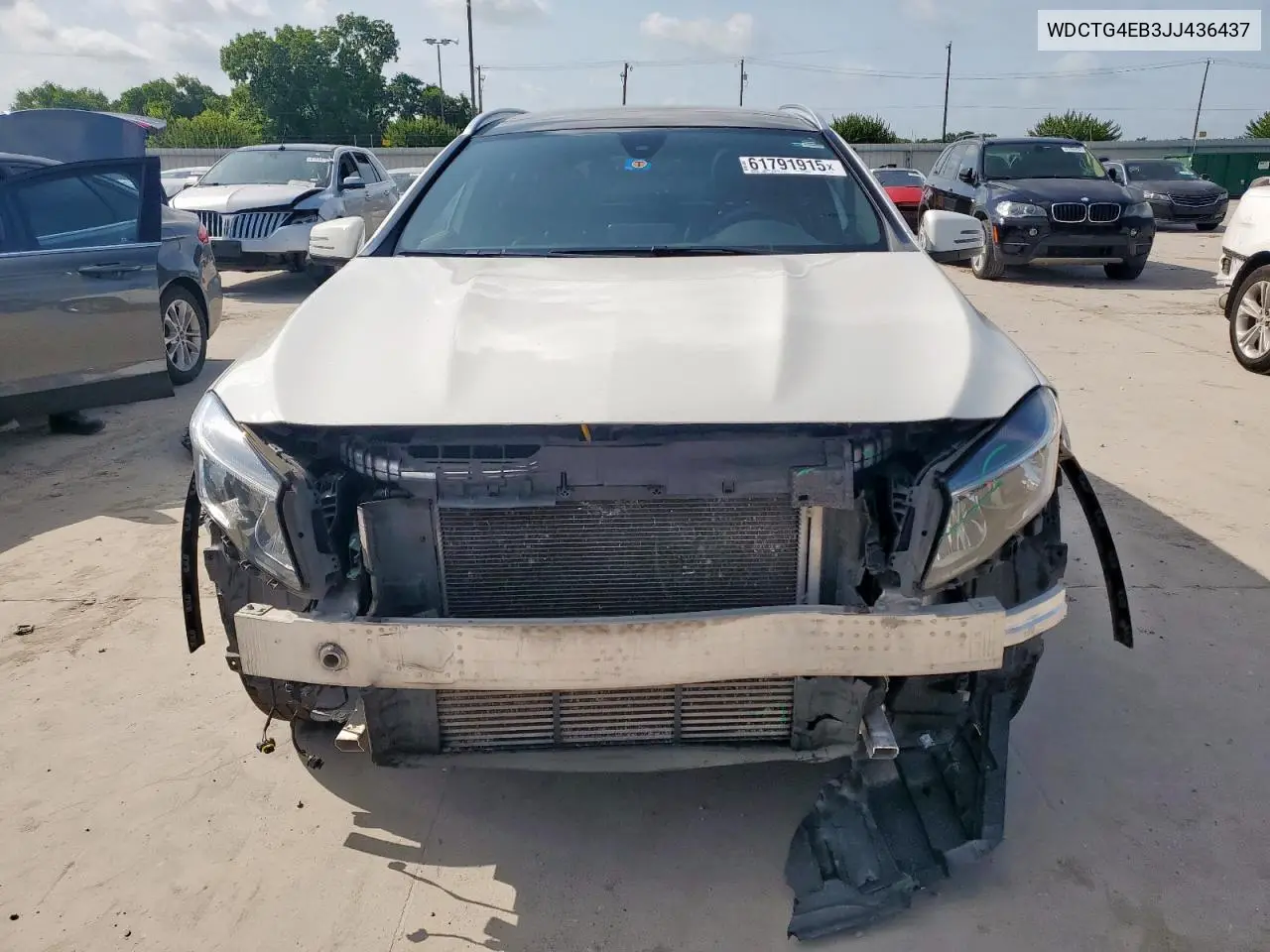 2018 Mercedes-Benz Gla 250 VIN: WDCTG4EB3JJ436437 Lot: 61791915